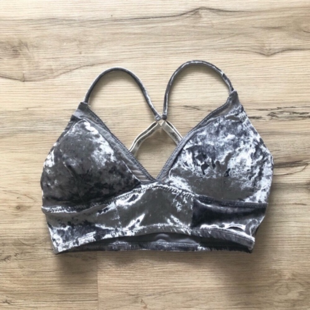 Aeropostale large Velvet Gray Bralette